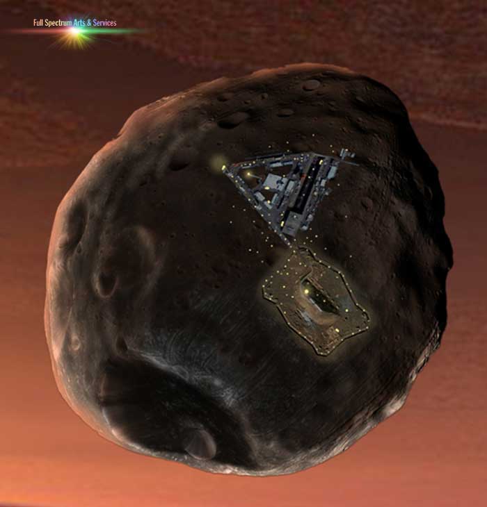 Phobos base closeup