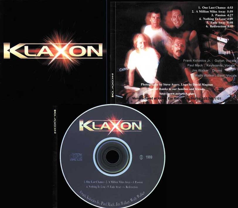 Klaxon — Klaxon — logo design by David Magoun (1999)