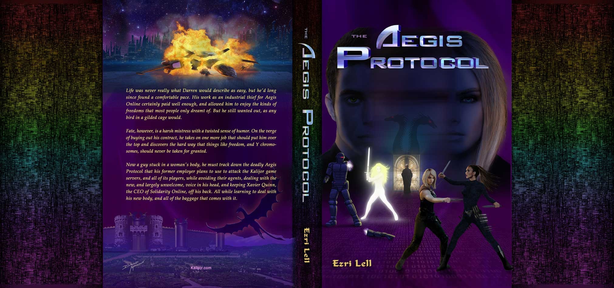 The Aegis Protocol — Ezri Lell — cyberpunk sci-fi thriller
