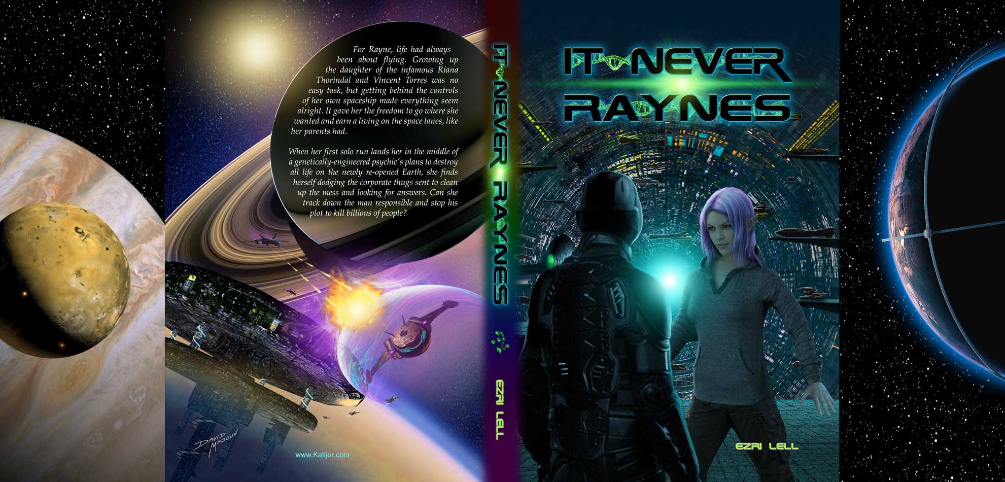 It Never Raynes — Ezri Lell — sci-fi space adventure