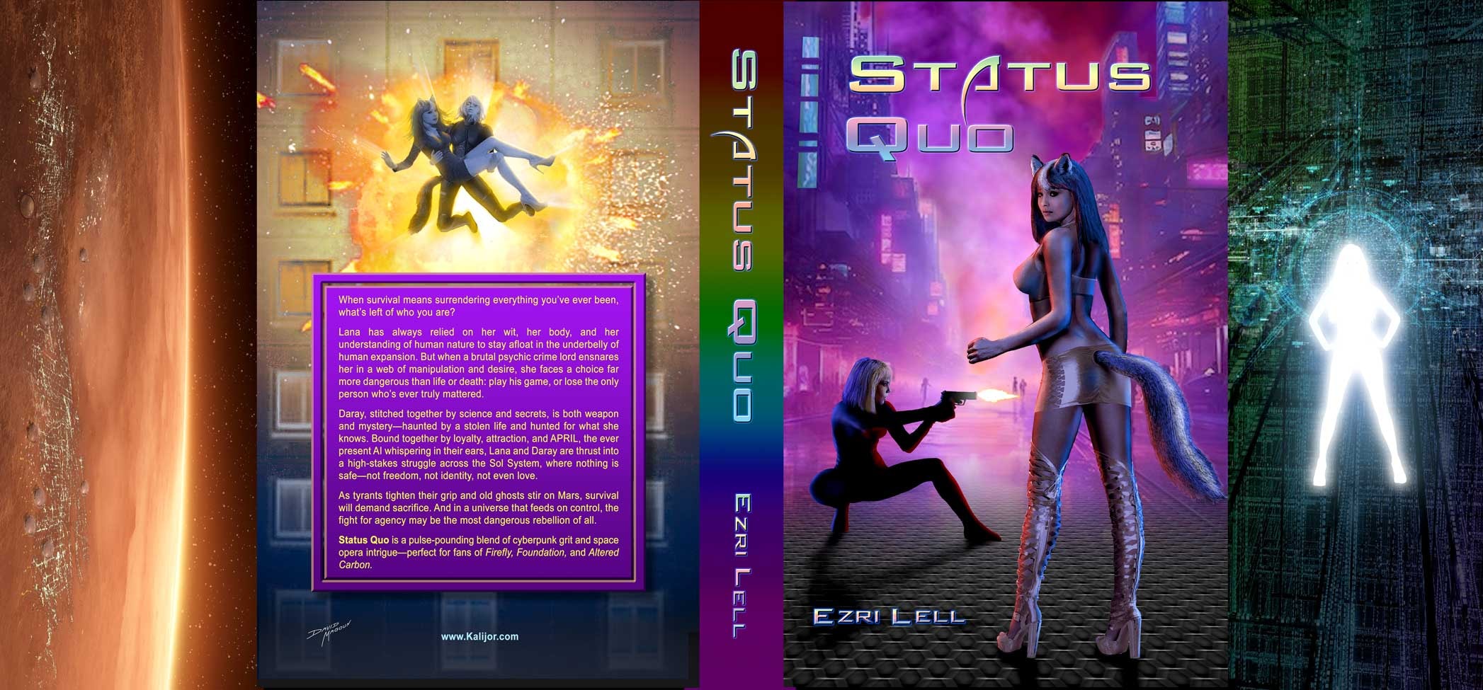 Status Quo — Ezri Lell — cyberpunk space opera