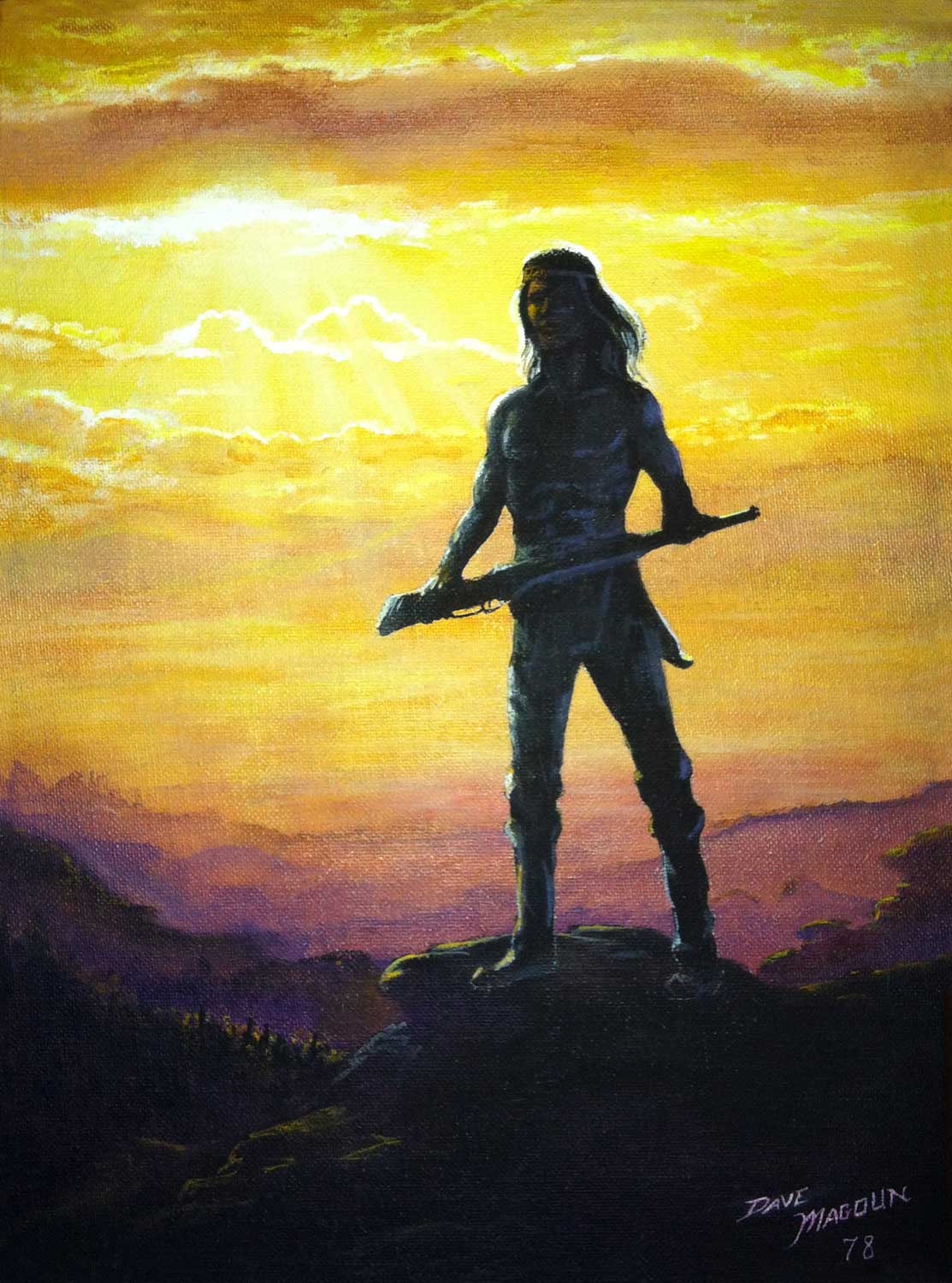Native American Sunset — thumbnail