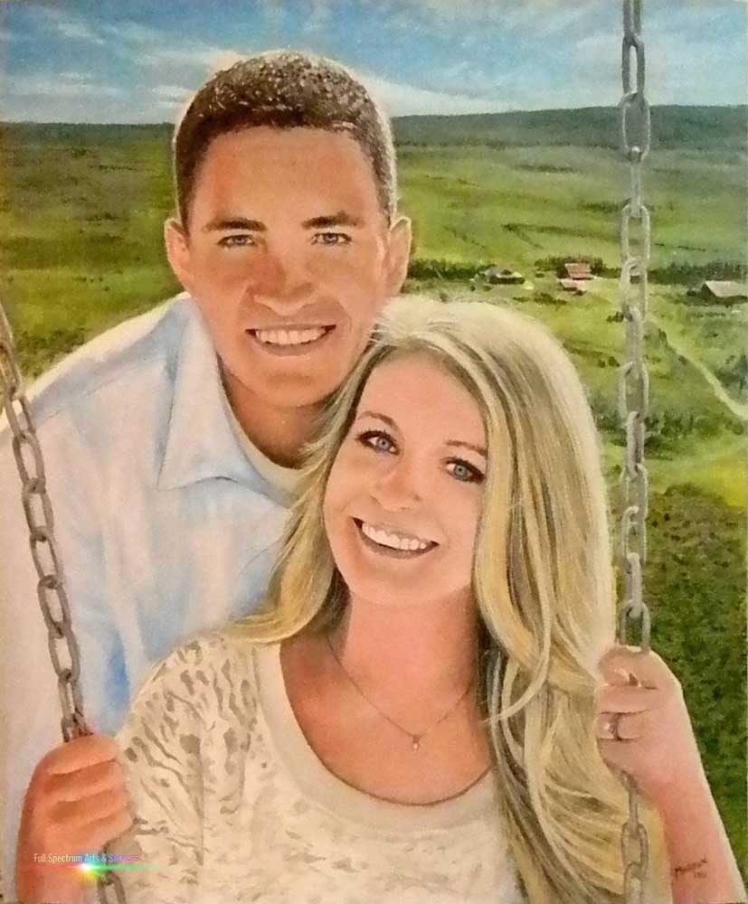 The Shepards — wedding portrait by David Magoun